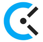 Clockify logo image.